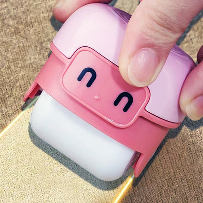 Mini limpiapelusas portátil, reutilizable y lavable.