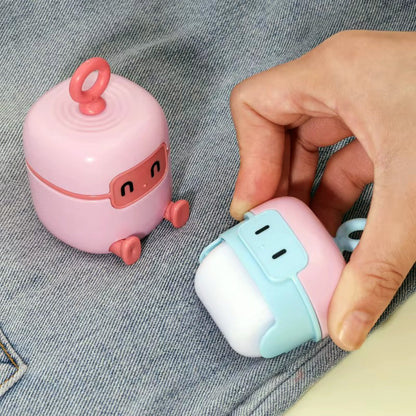 Mini limpiapelusas portátil, reutilizable y lavable.